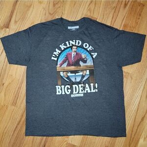 Anchorman The Legend Of Ron Burgundy I'm Kind Of A Big Deal T-Shirt Size XL